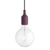 Muuto E27 Lampa Żarówka LED Burgundy / Burgundowa
